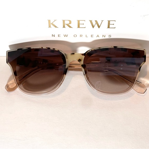 KREWE Accessories - NWT KREWE Webster Nylon Sunglasses Oyster to Pearl Color